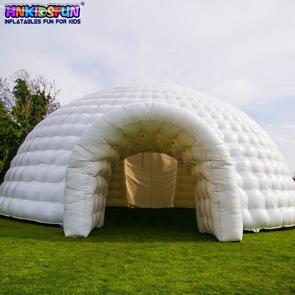 2024 New design inflatable igloo dome tent inflatable wedding marquee party tents inflatable event snow globe tents for sale