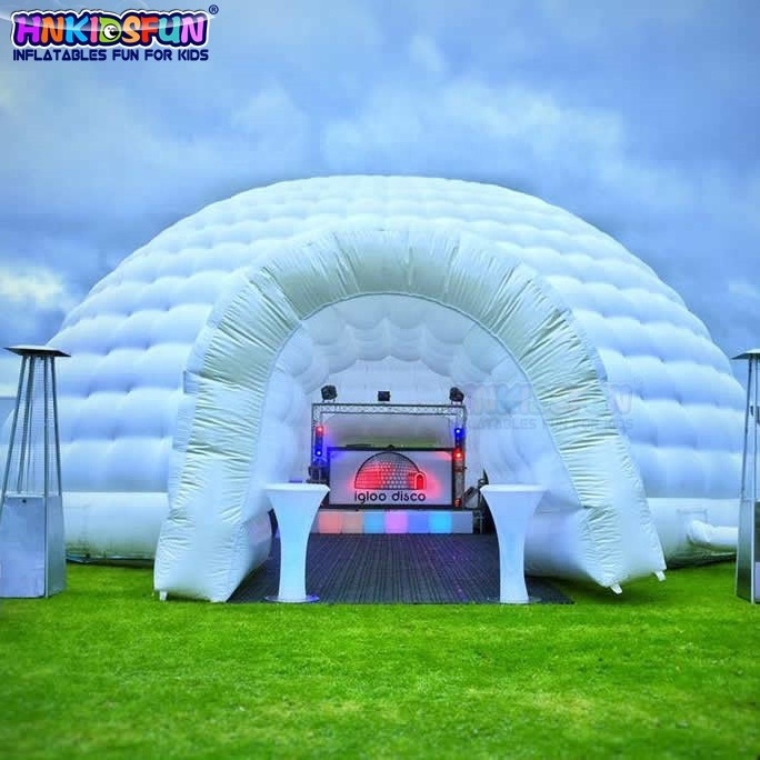 2024 New design inflatable igloo dome tent inflatable wedding marquee party tents inflatable event snow globe tents for sale