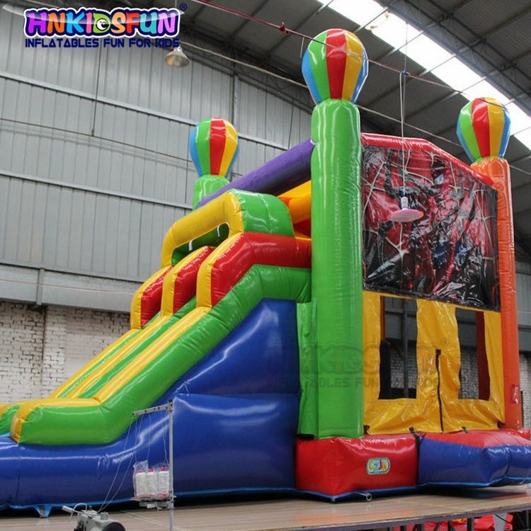 2022 Spiderman spider man inflatable bouncer jumping bouncy castle bounce house