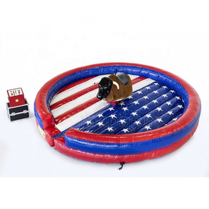 Crazy mechanical bull game inflatable mechanical bull Rodeo bull motor inflatable party games