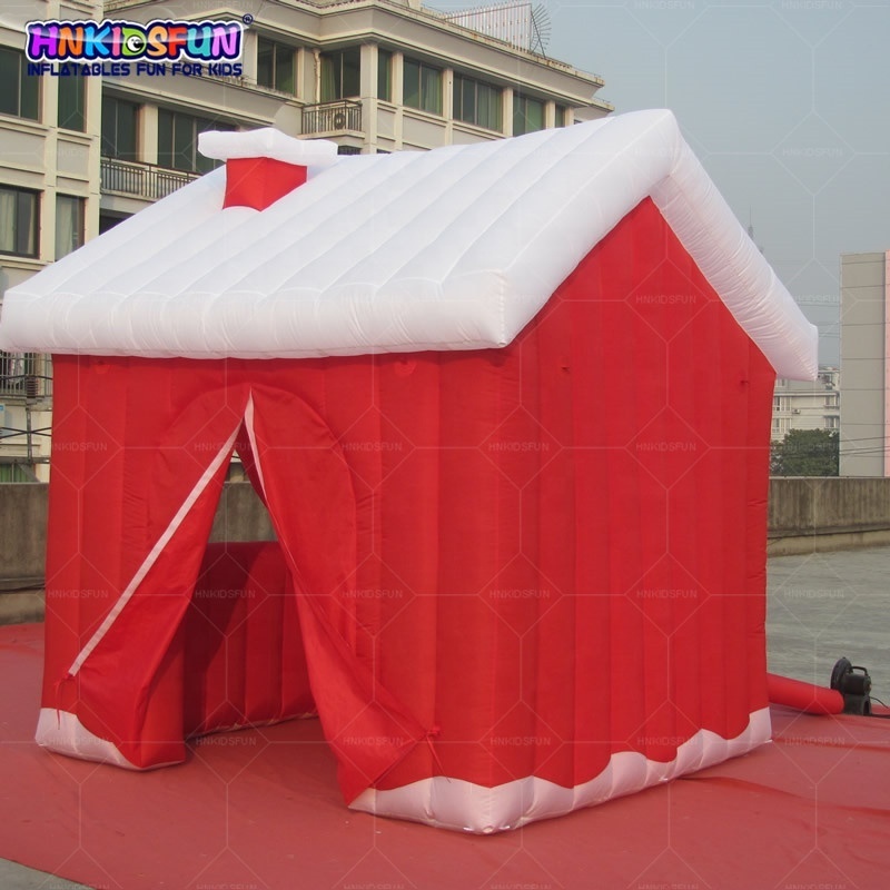 Christmas inflatable santa house,inflatable santa grotto