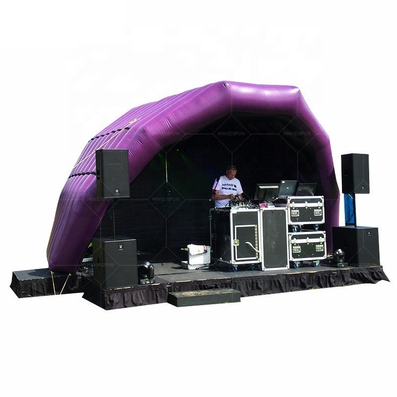 High quality inflatable stage cover, inflatable stage for music festival event