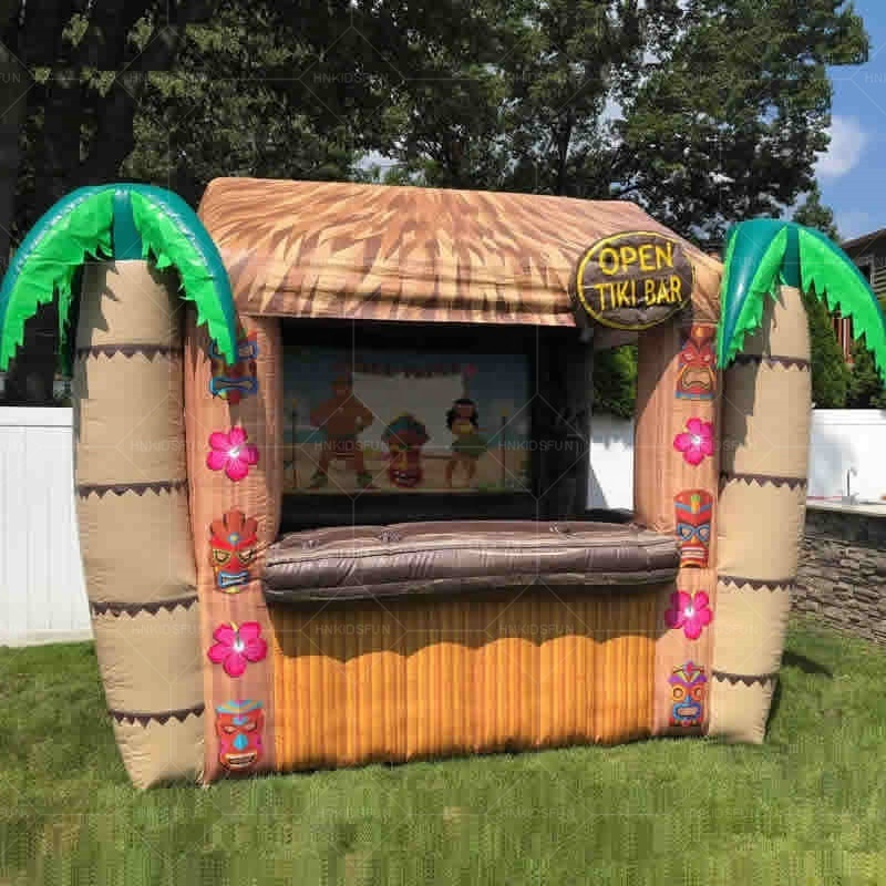 CE Customized inflatable tiki bar inflatable pub tent inflatable serving bar for sale