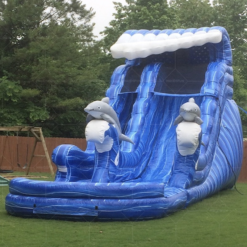 Factory 20ft inflatable water slide for sale kids and adults inflatable slides Commercial grade inflatable pool for party rental