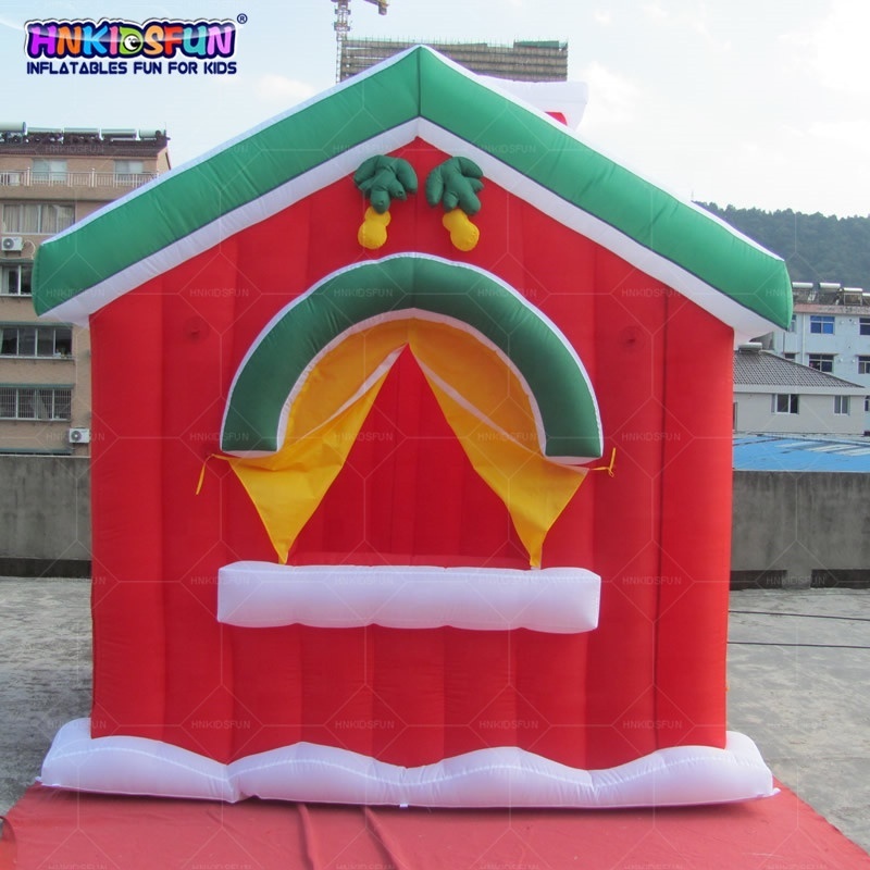 Xmas Inflatable Santa Grotto/Christmas Inflatable House Holiday Inflatable Christmas Tent