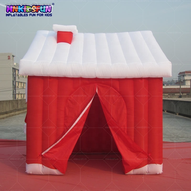 Xmas Inflatable Santa Grotto/Christmas Inflatable House Holiday Inflatable Christmas Tent