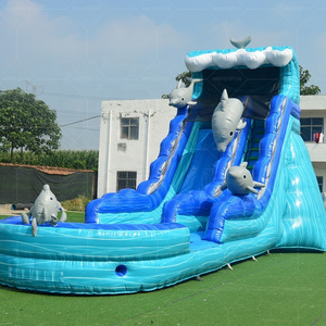 Factory 20ft inflatable water slide for sale kids and adults inflatable slides Commercial grade inflatable pool for party rental