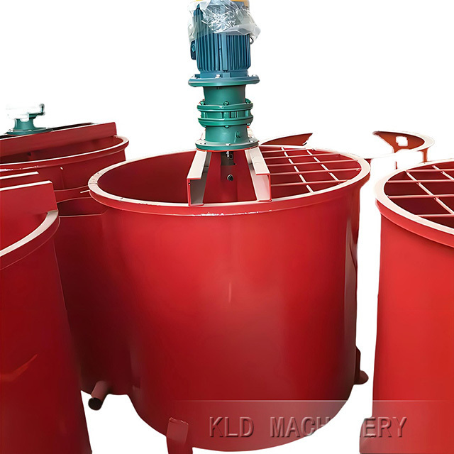 Factory direct supplier agitated tank for gold leaching chemical mixing tank and agitator mixer tank