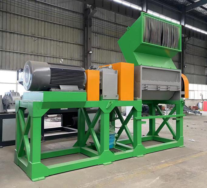 scraps tire shredder recycling machine complete production plant line