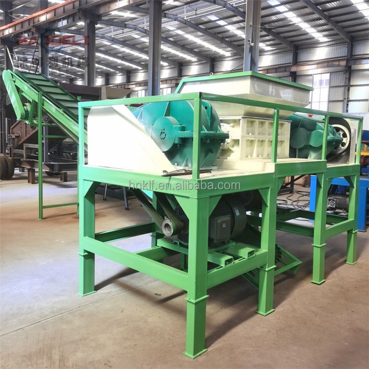 scraps tire shredder recycling machine complete production plant line