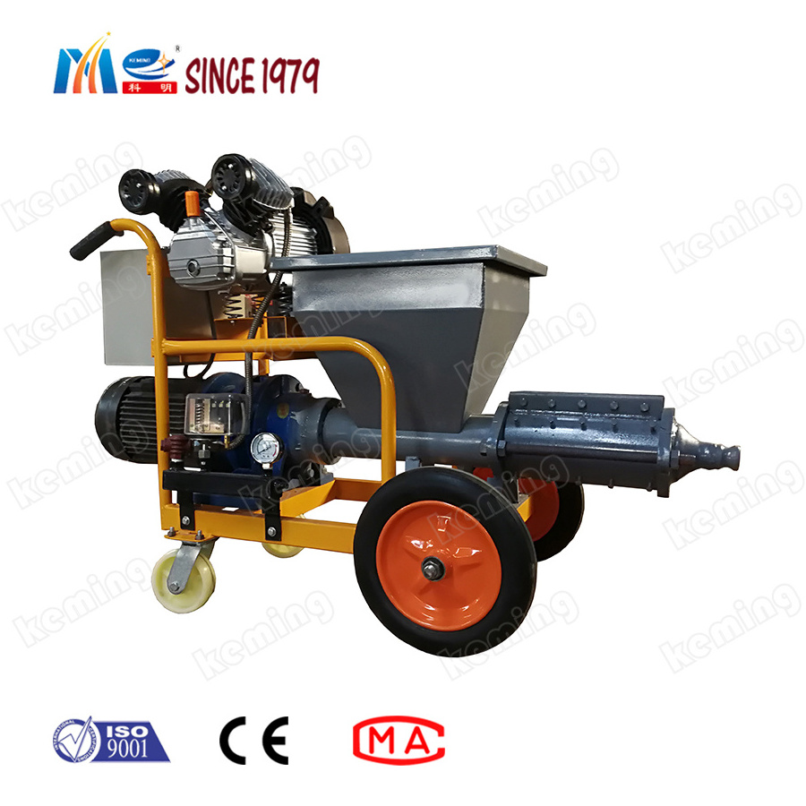 Small Portable Spraying Cement Mortar Wall Plastering Machine