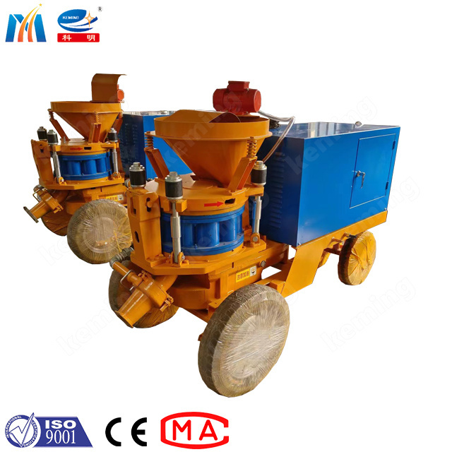 High quality KSP - 7 wet shotcrete machine dry gunite for pool with nozzles and tool