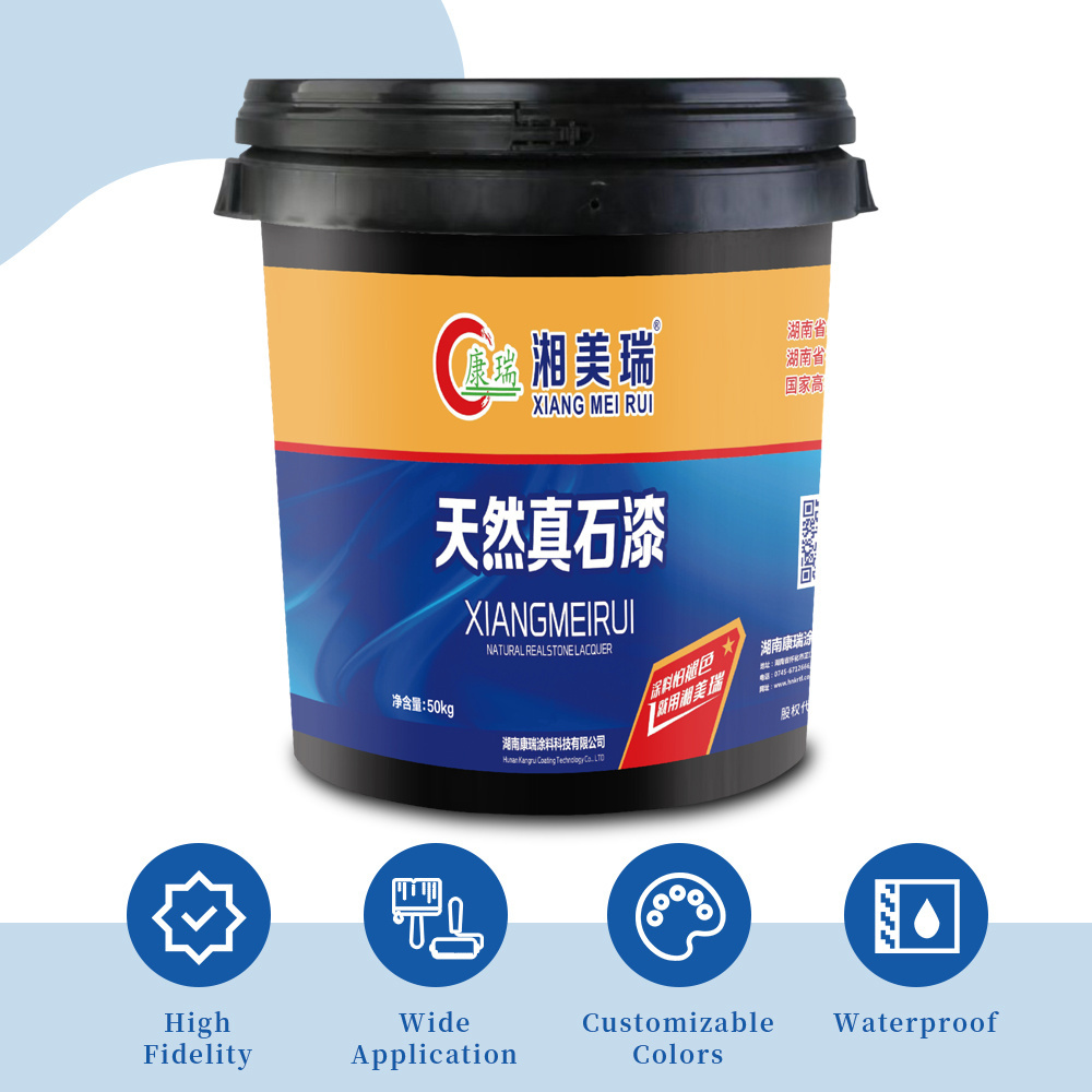 wholesale exterior coating artificial stone texture spray paint