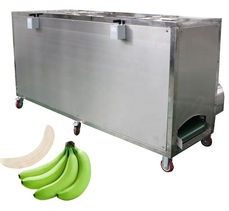 Electric green plantain banana peeling machine industrial plantain peeler machine banana peel skin removing machine