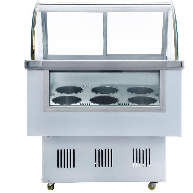 Hot sale ice cream cake display freezer machine Ice Cream Display freezer / display freezer gelato showcase