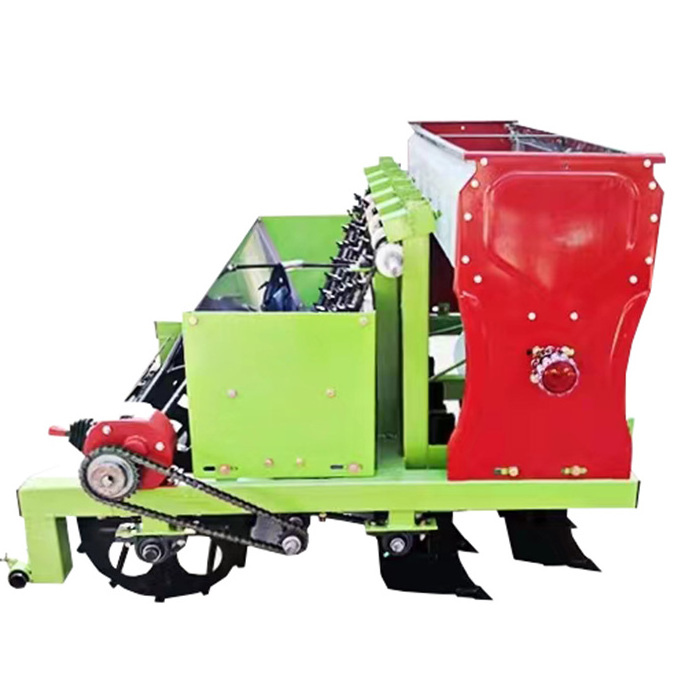 Factory supply  garlic seeder planting machine Pinellia seed drill Multifunctional sowing fertilization and mulching machine