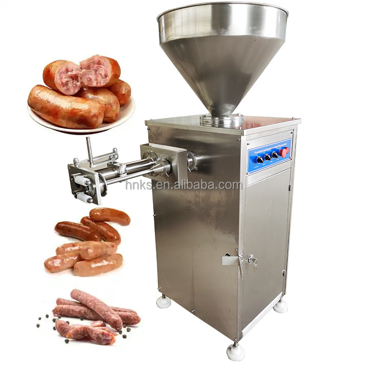 High Quality Pneumatic Quantitative Sausage Stuffing Machine Automatic Meat Sausage Filling Stuffer Twisting Machine