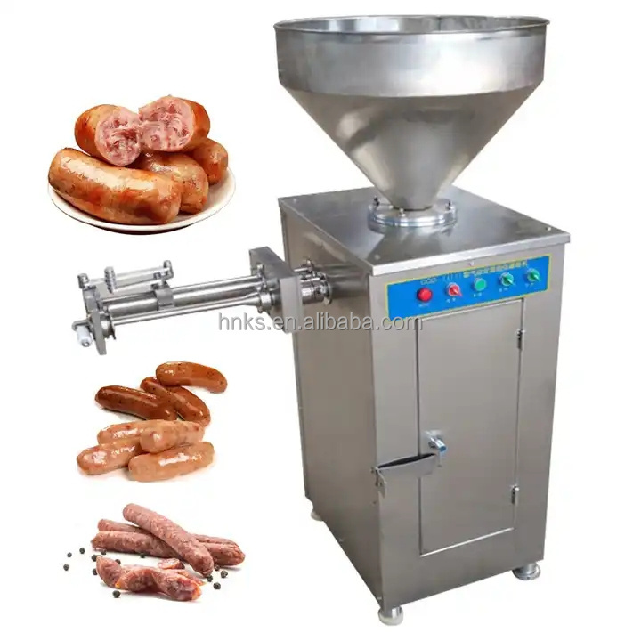 High Quality Pneumatic Quantitative Sausage Stuffing Machine Automatic Meat Sausage Filling Stuffer Twisting Machine