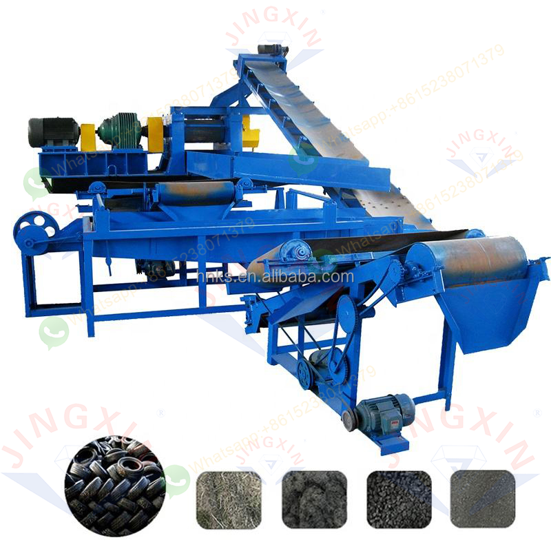 Factory Supply Waste Tire Recycle Automatic Used Crumb Rubber Recycle Production Line Car Tyre Recycling Plant