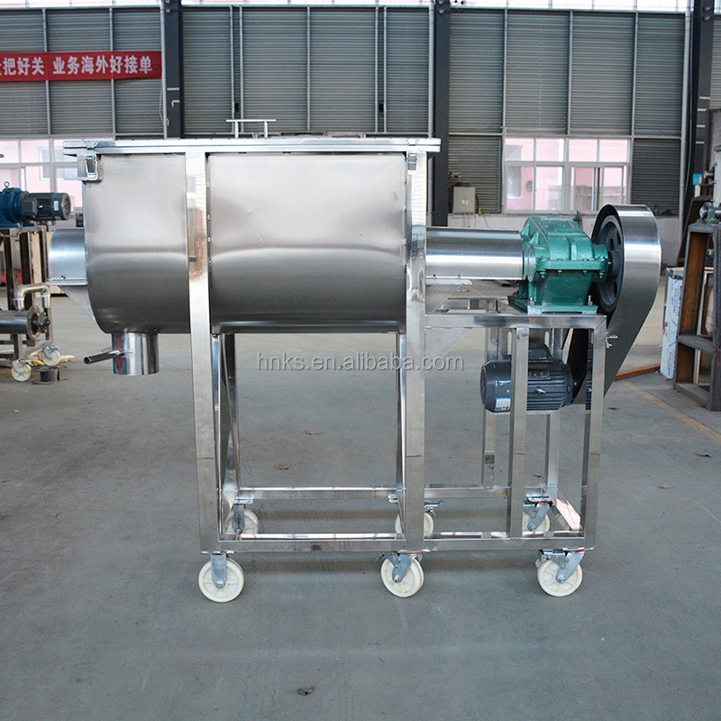 Industrial Horizontal Stainless Steel Bag Paddle Mushroom Substrate Mix Machine Ribbon Blender Dry Powder Mixer