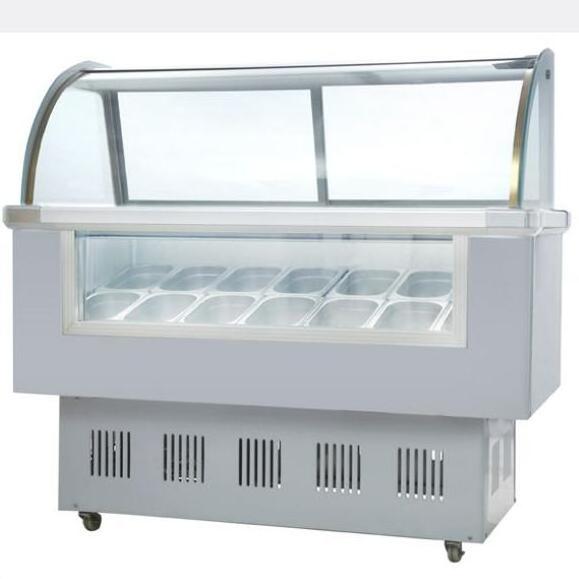 Hot sale ice cream cake display freezer machine Ice Cream Display freezer / display freezer gelato showcase