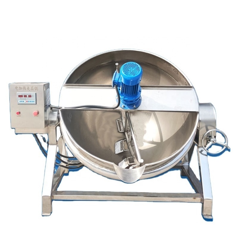 stainless steel cooking vat gas steam heating pot