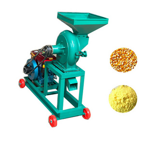 Electric diesel disk mill corn grinder machine small corn mill grinder for sale dry and wet grain grinder machine