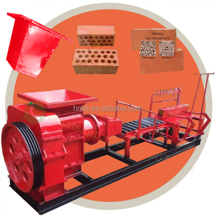 Brick Extruder Making Machine Red Soil earth Clay Brick product line Automatic Soil Red Mud Brick Maker