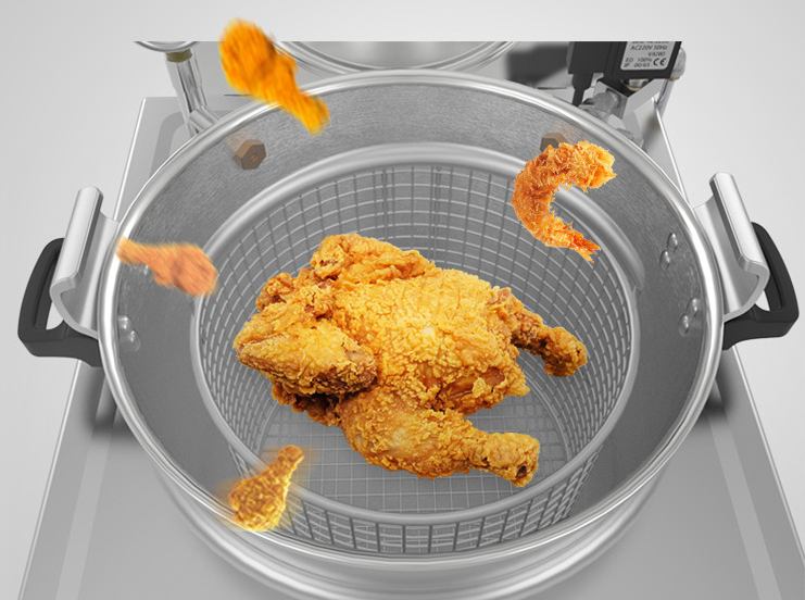 Factory Supply Chicken Fryer Electric Broasted Chicken Frying Machine Pressure Fryer Chicken Machine