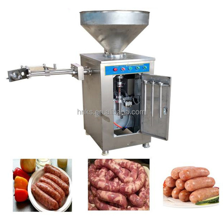 High Quality Pneumatic Quantitative Sausage Stuffing Machine Automatic Meat Sausage Filling Stuffer Twisting Machine