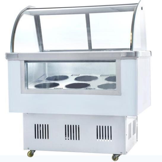 Hot sale ice cream cake display freezer machine Ice Cream Display freezer / display freezer gelato showcase