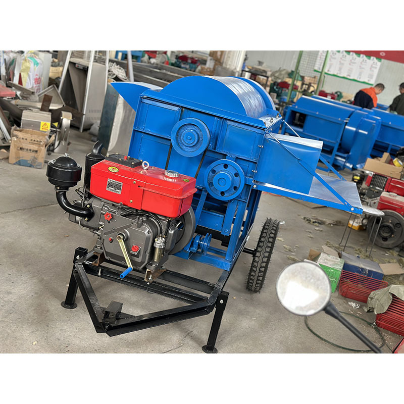 commercial diesel engine electric sorghum millet Soybean thresher/ormosia rice wheat sheller/mung bean threshing machine