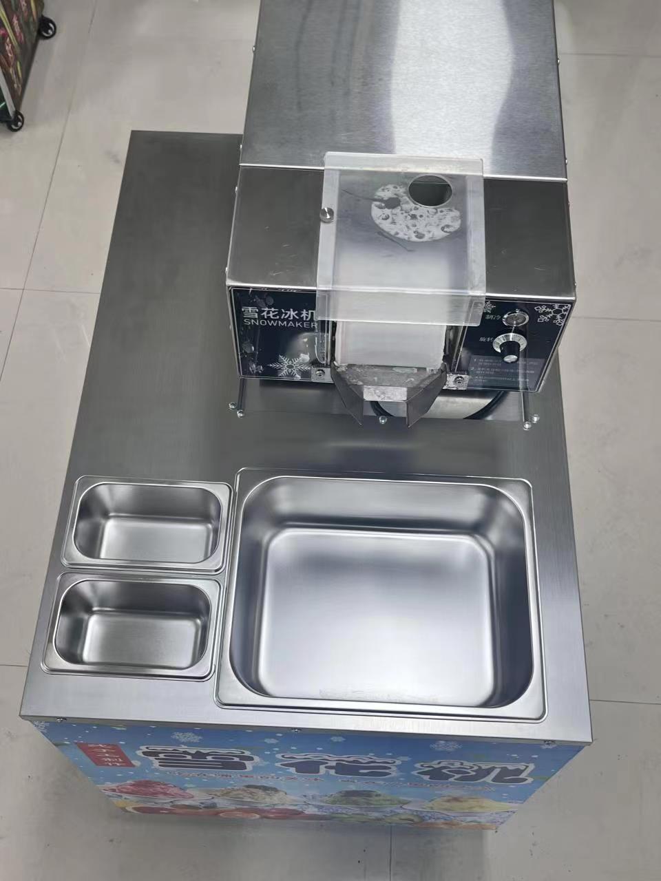 Commercial Korean Korea Kakigori Mesin Es Bingsoo Snow Snowflake Flake Cream Crusher Milk Snow Ice Machine