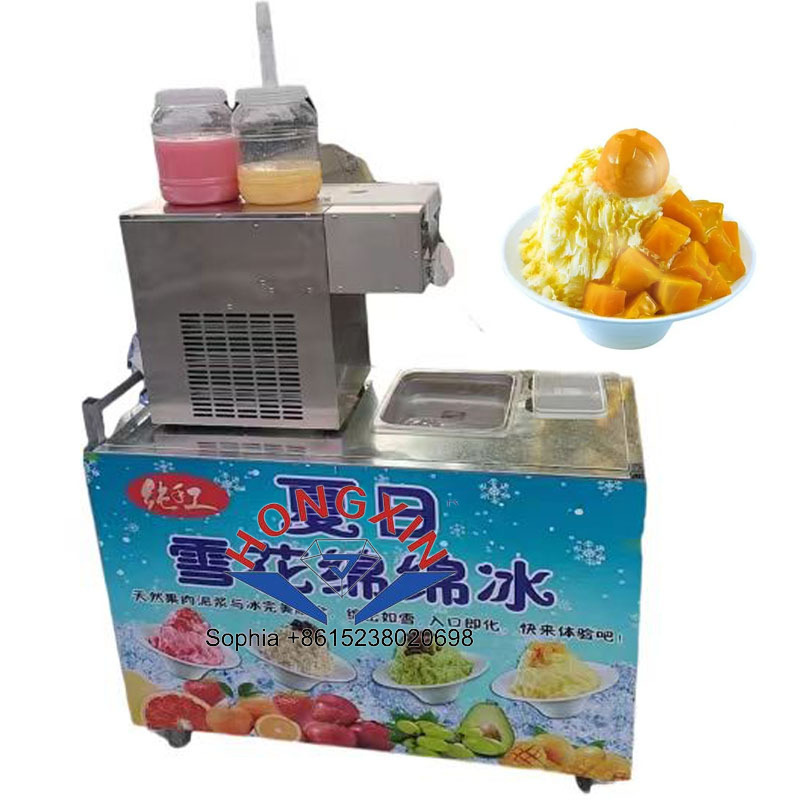 BINGSU Snow new Taiwan Commercial Ice Shaving Crushers Shaver Flaker Machine Fully Semi-automatic Household For Home Use