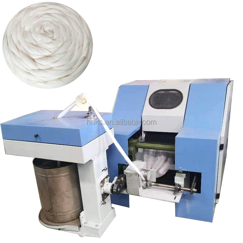 Automatic Small Cotton Sliver Making Combing Spinning Machine Mini Wool Carding Machine For Sale