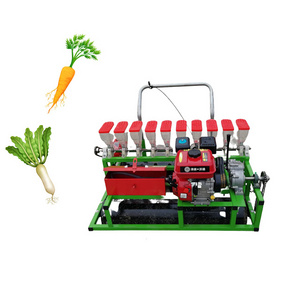 Farm Machinery diesel engine Four-Row Carrot Onion Radish Vegetable Seed Manual Hand Push Corn Planter 4 Row Seeders