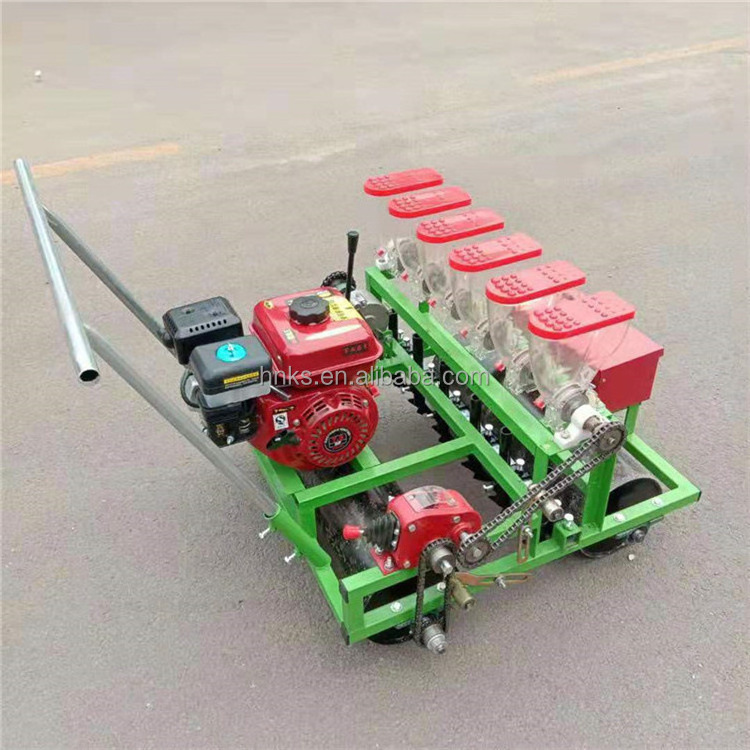 Farm Machinery diesel engine Four-Row Carrot Onion Radish Vegetable Seed Manual Hand Push Corn Planter 4 Row Seeders