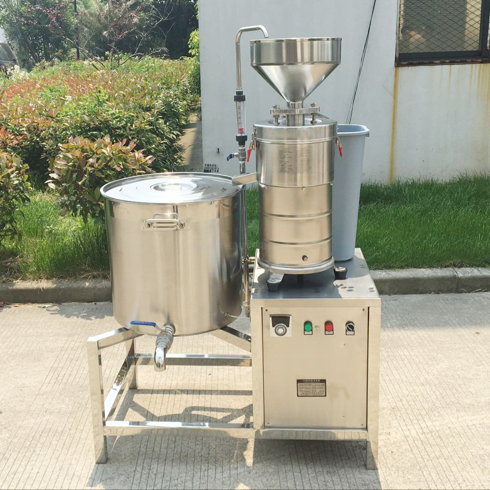 China traditional stone mill soy milk making machine soybean grinder