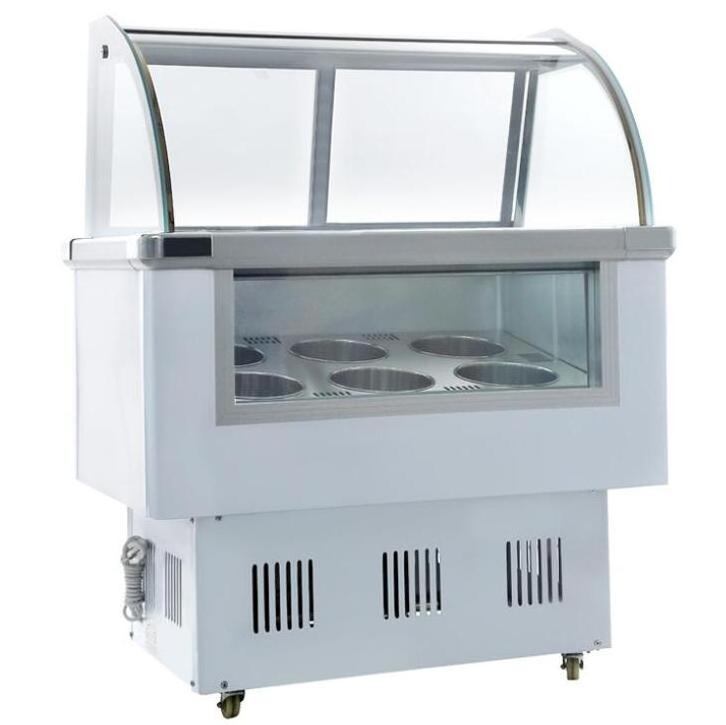 Hot sale ice cream cake display freezer machine Ice Cream Display freezer / display freezer gelato showcase