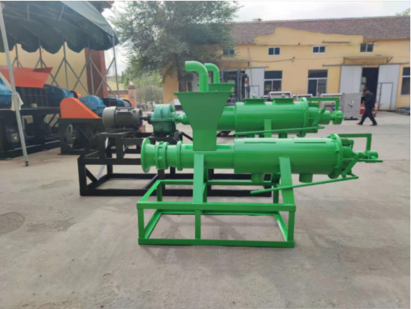 chicken manure dewatering machine/cow dung dewatering machine/solid liquid separator