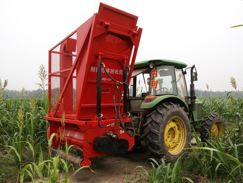 tractor forage harvester silage straw recycling machines corn straw silage chopping and collecting machine