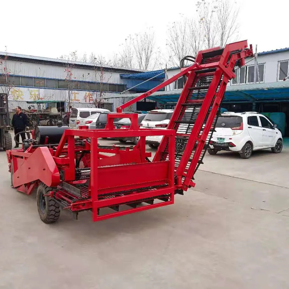 Two Rows Of Potato Harvester Farm Self-discharging Potato Picker Harvester Machine tractor Drive Potato Harvester