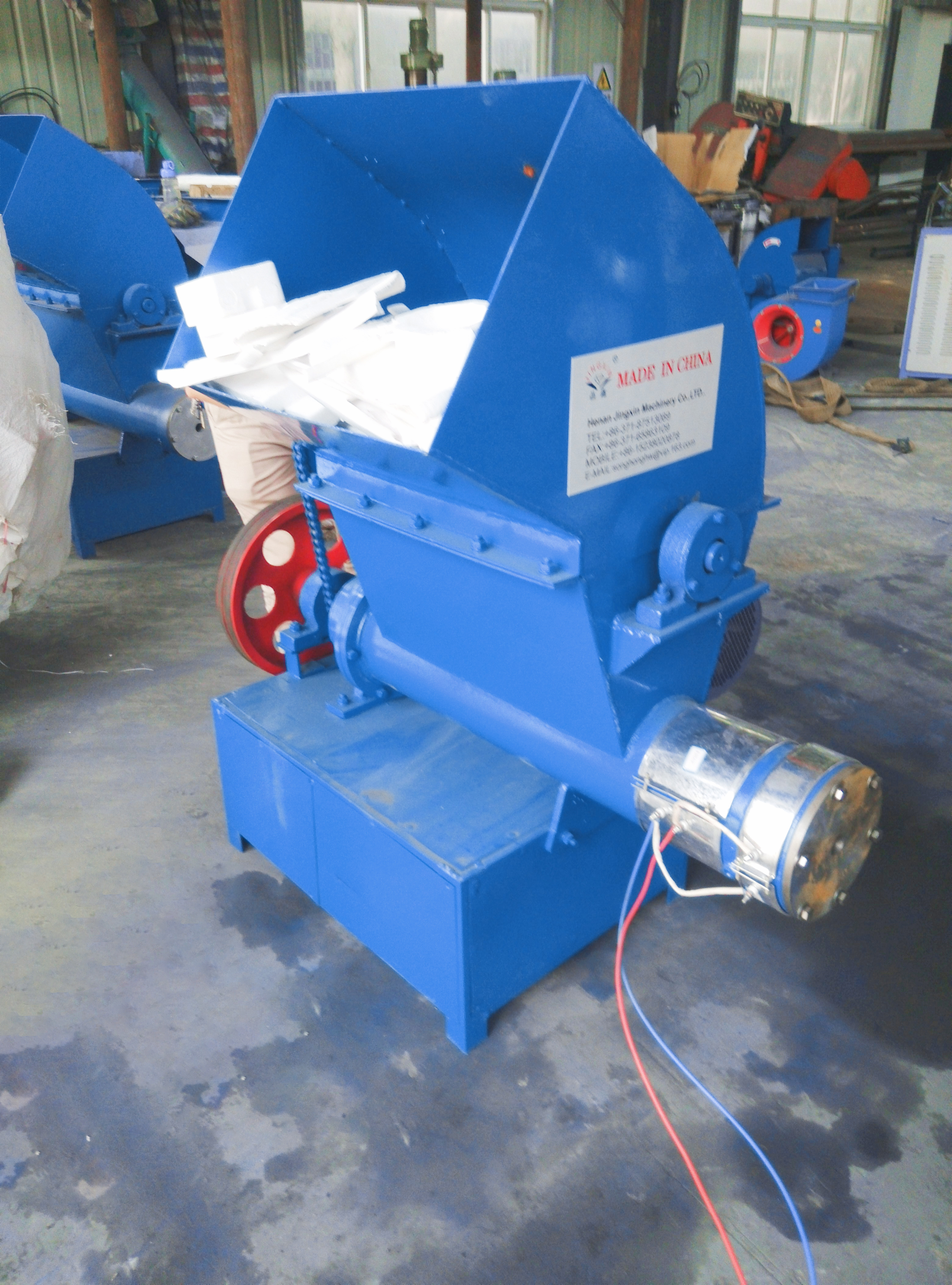 foam plastic melting machine recycling machine plastic hot melter