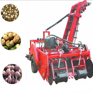 Two Rows Of Potato Harvester Farm Self-discharging Potato Picker Harvester Machine tractor Drive Potato Harvester