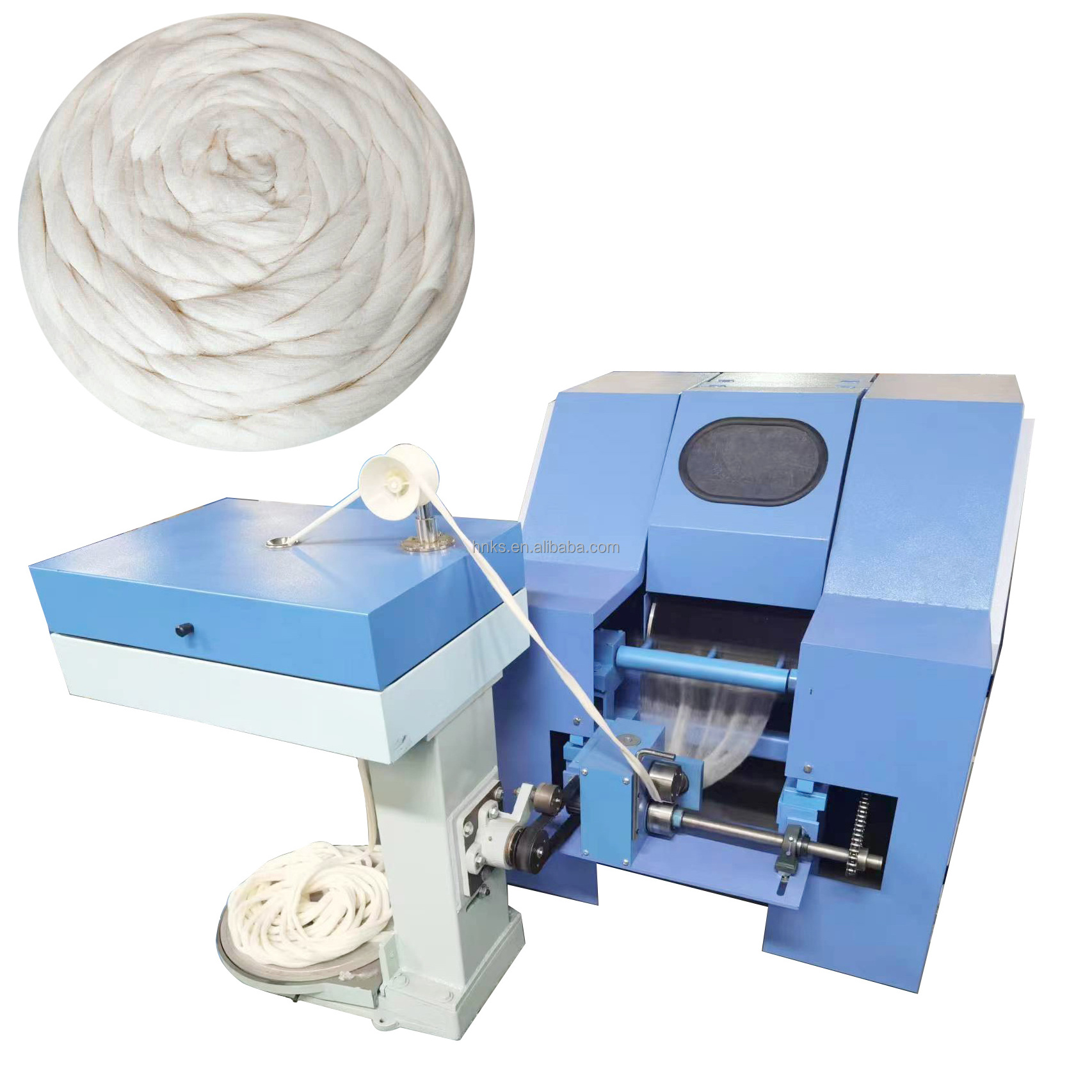 Automatic Small Cotton Sliver Making Combing Spinning Machine Mini Wool Carding Machine For Sale