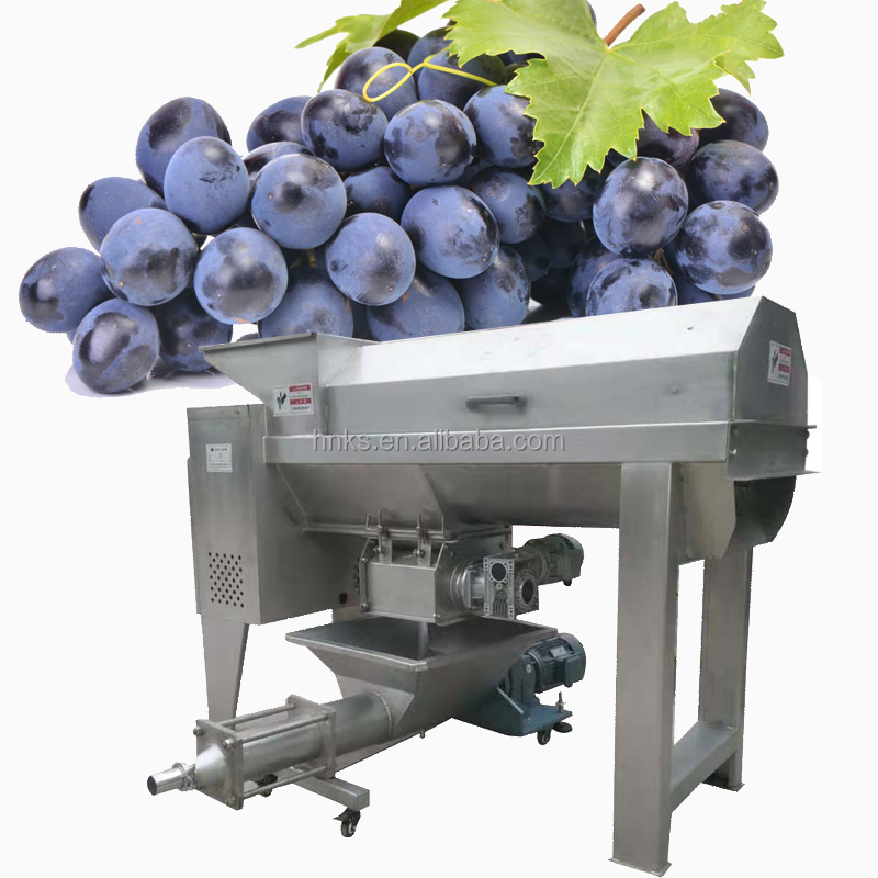 Electric fresh grape crusher destemmer remove machine grape destemmer and crusher for wine