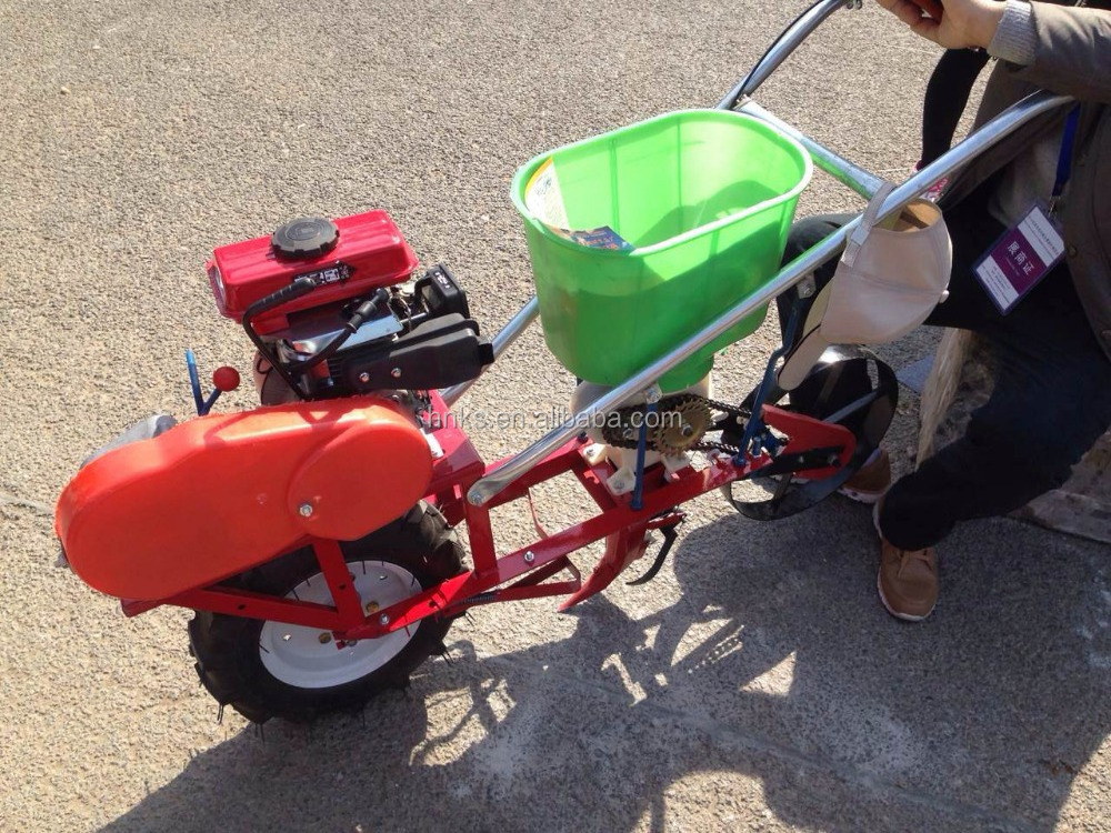 Newest Hand push corn/peanut/maize planter machine/seeder machine with diesel engine