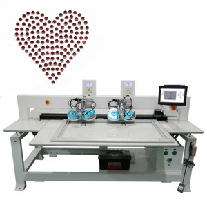 Factory Ultrasonic Hot Fix Rhinestone Clothes machine automatic rhinestones setting Machine