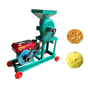 Electric Diesel engine hot sale corn grinder machine / maize grain crushing machine/ corn grinding disk  sorghum mill machine