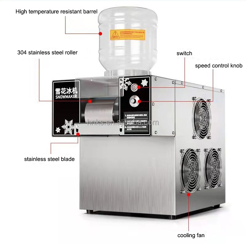 Korean Milk Ice Machine/Snowflake Ice Machine Bingsu Machine /Snow ice-cream for Coffee Milk-tea Restaurant